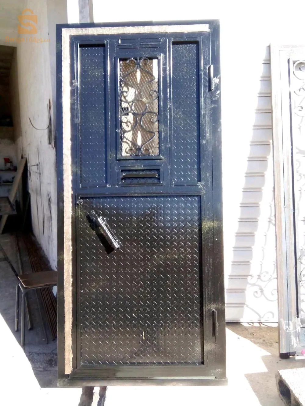 Art moderne forgeron et emballage de façade de magasin
