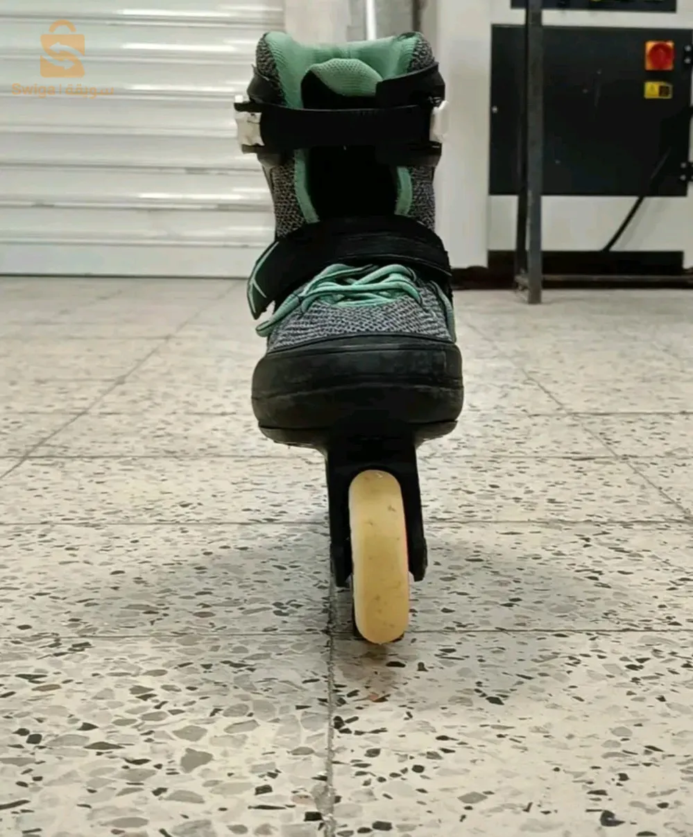 Decathlon Oxelo FIT100 Inline Fitness Women Roller Skate 76mm 80A، Pale Gray