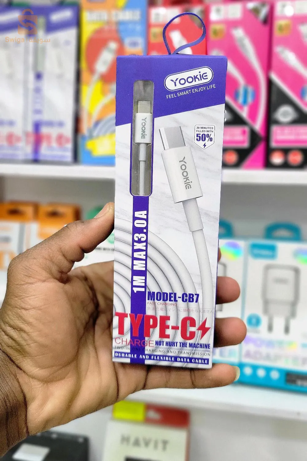 كابل شاحن tayp -c /luna /iphone