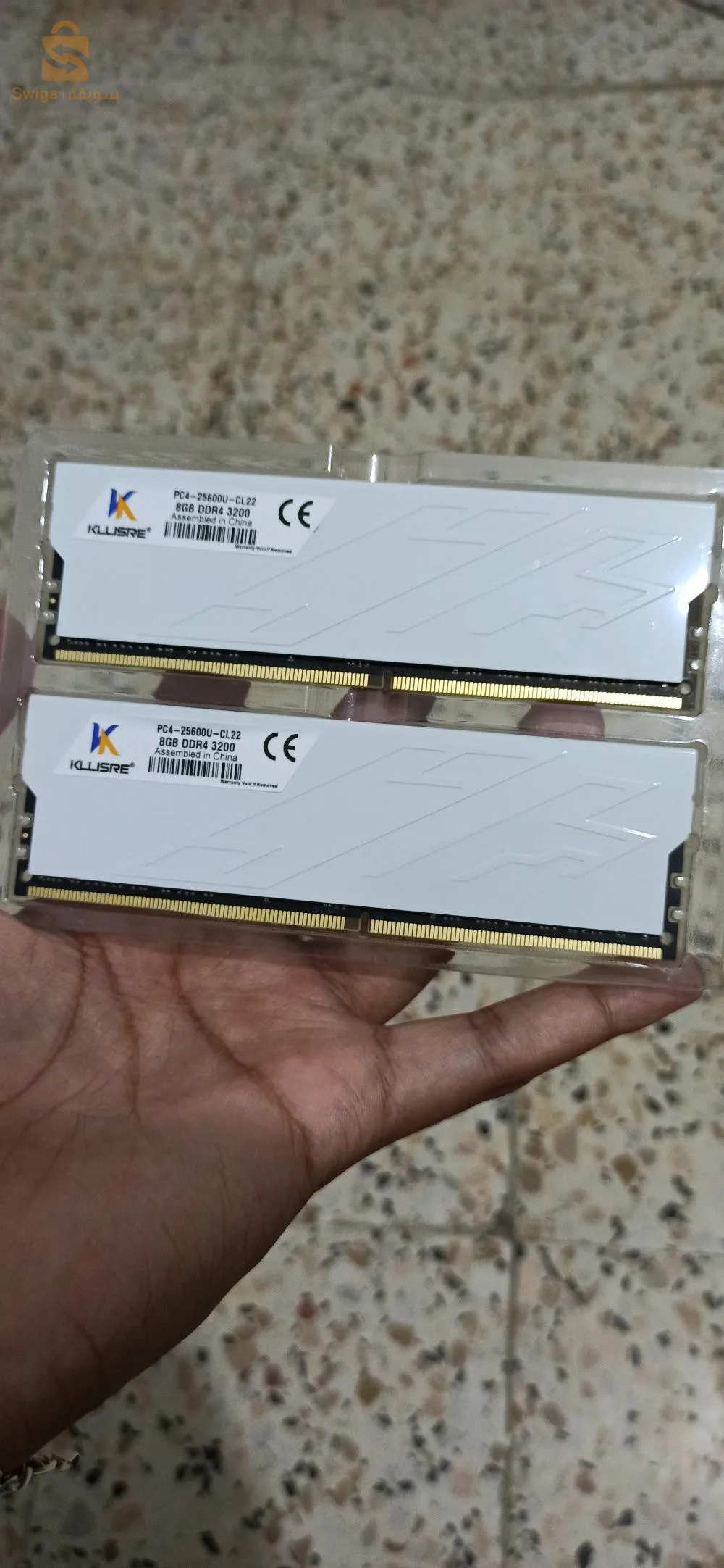 RAM 8 go 3200mhz x2
