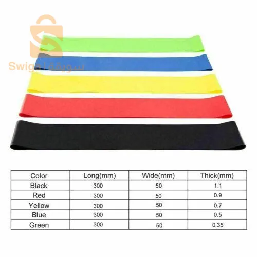 Ceintures d'exercice 5 pièces