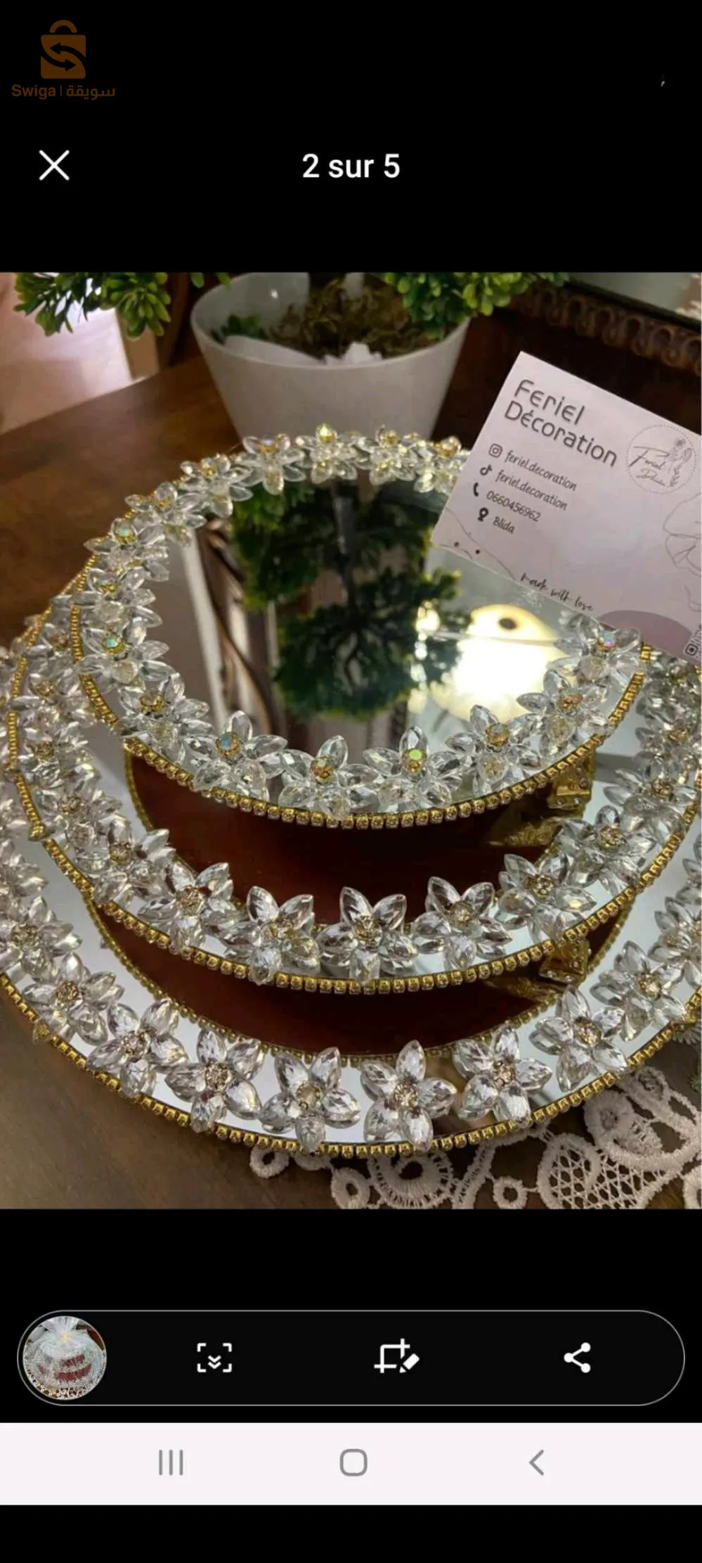 plateau miroir