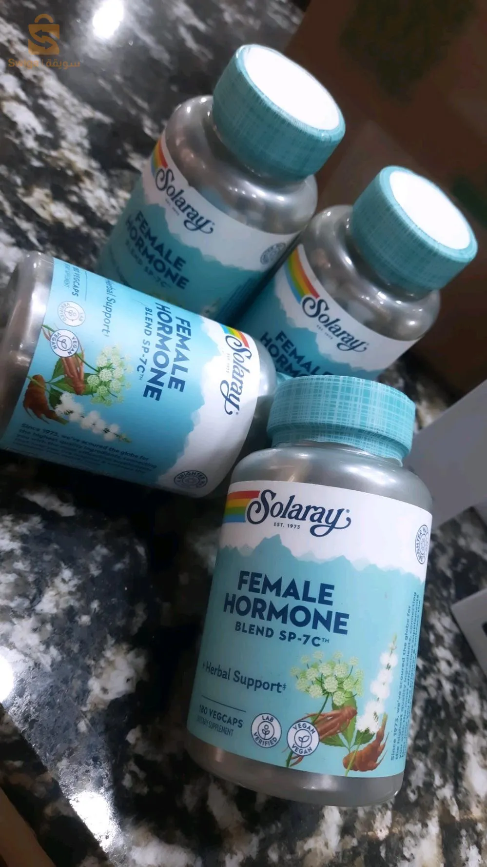 مزيج الهرومنات الأنثوية SP-7C، 180 كبسولة نباتية
