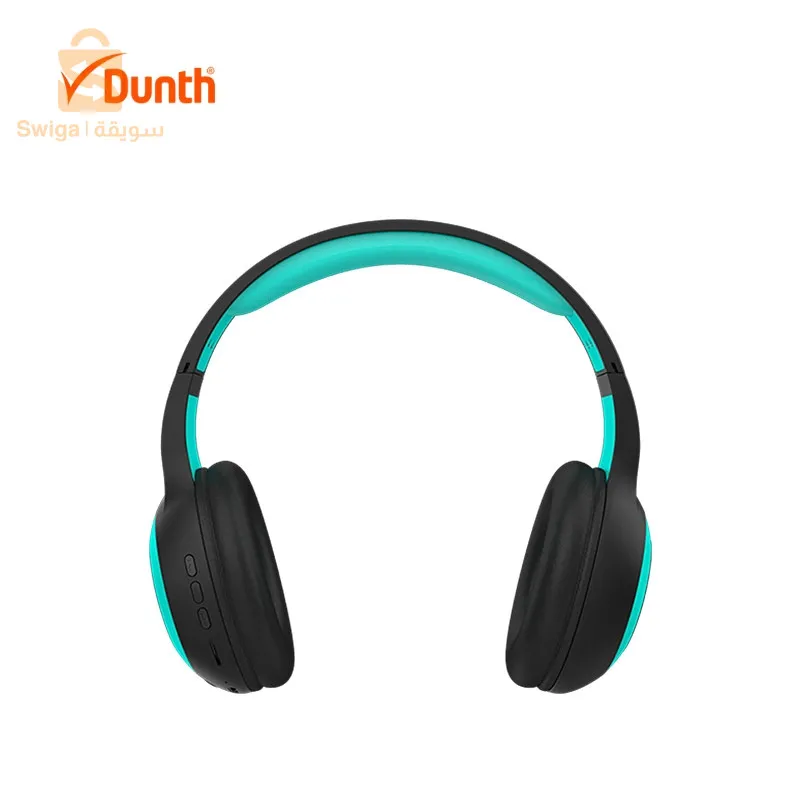 سماعات رأس هاي فاي ستيريو لاسلكية بلوتوث، ميكروفون مدمج، مرن DUNTH DU-B130$👍
