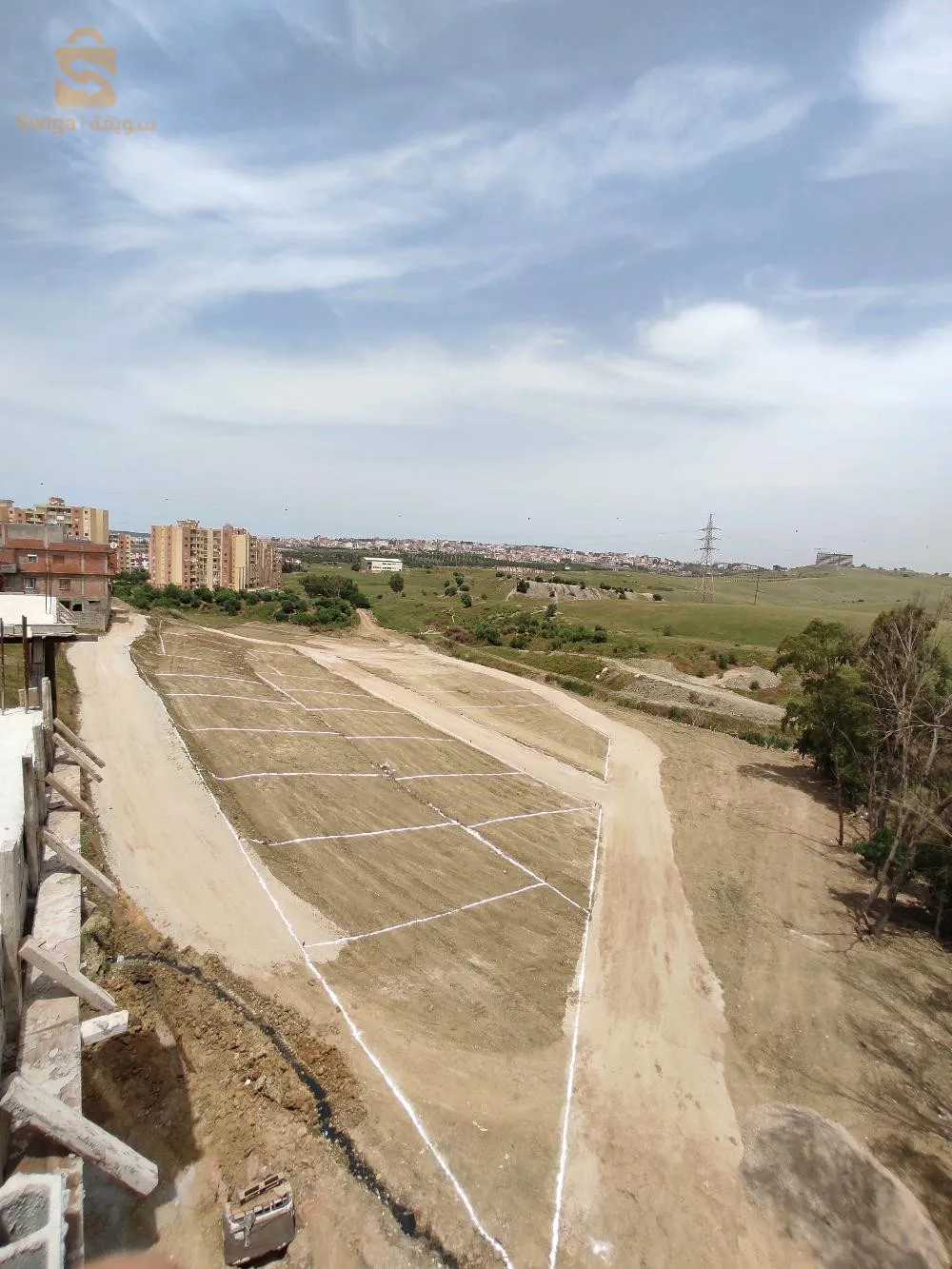 Lots terrain urbanisée ouled fayet centre ville