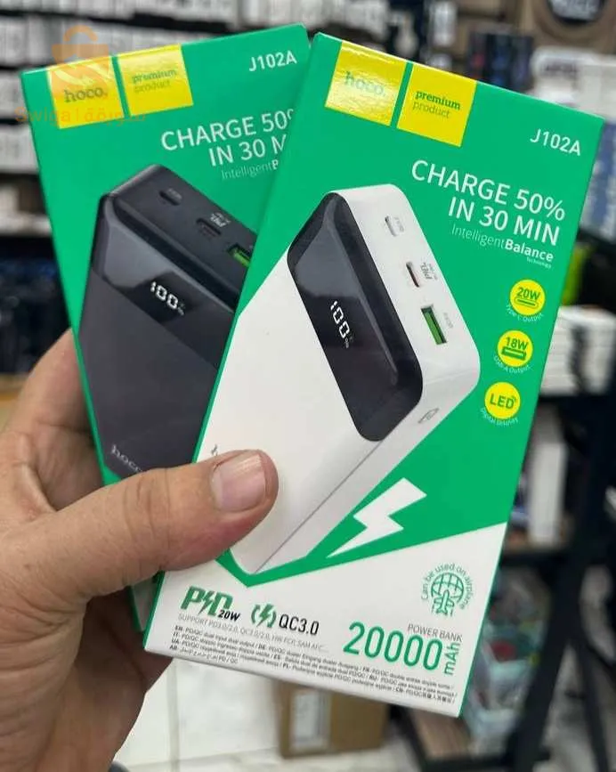Power bank Hoco original 20000 mah