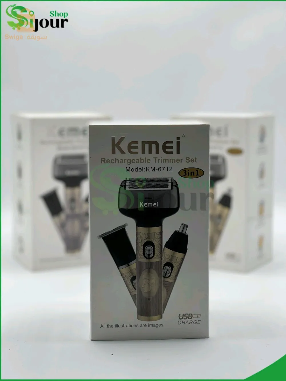 Tondeuse 6712 3en1 MÉTALIC