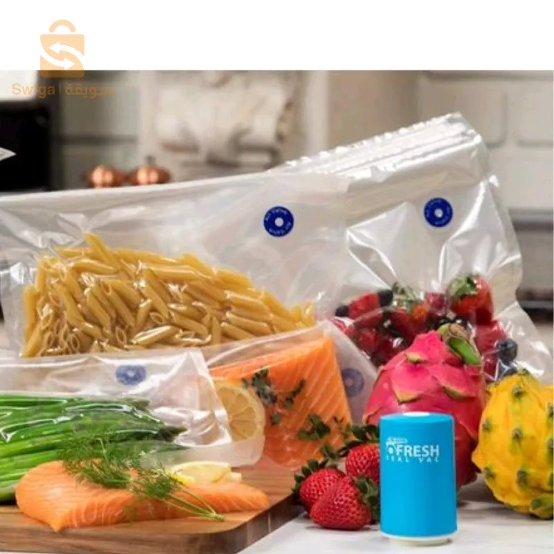 صوووولد نتاع رمضان 100 الف برك امدام
ماكينة تفريغ الهواء صغيرة قابلة  الشحن  لحفظ الطعام  بسحاب قابل لاعادة الاستخدام و8 اكياس