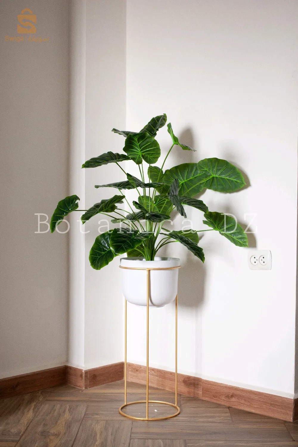 plantes d'intérieur ☘️ artificielles et naturelles avec pot en terre cuite et support en bois ou en fer ❤️