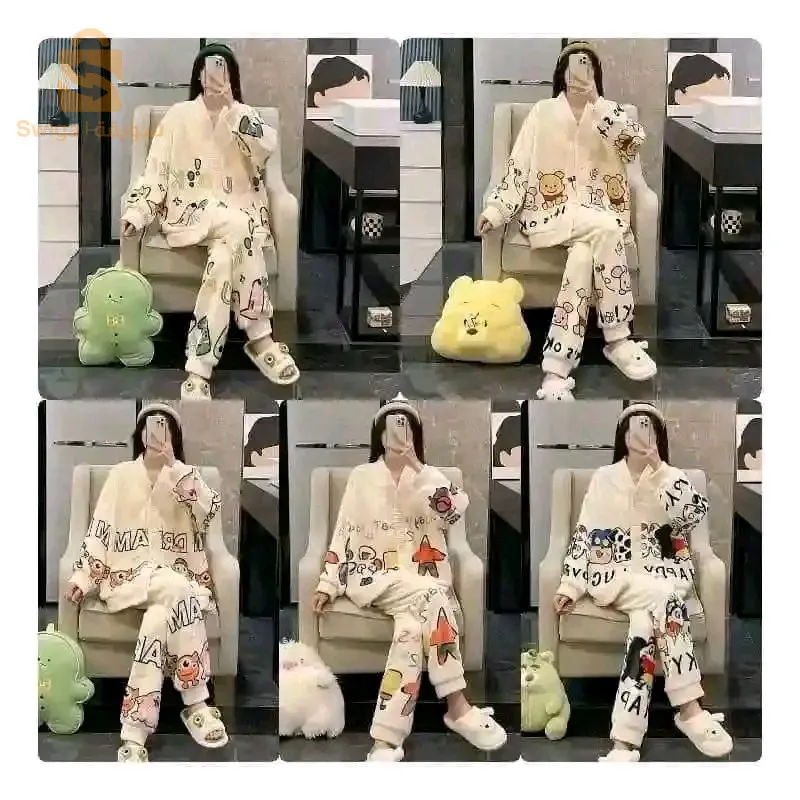 Pyjama d'hiver en coton