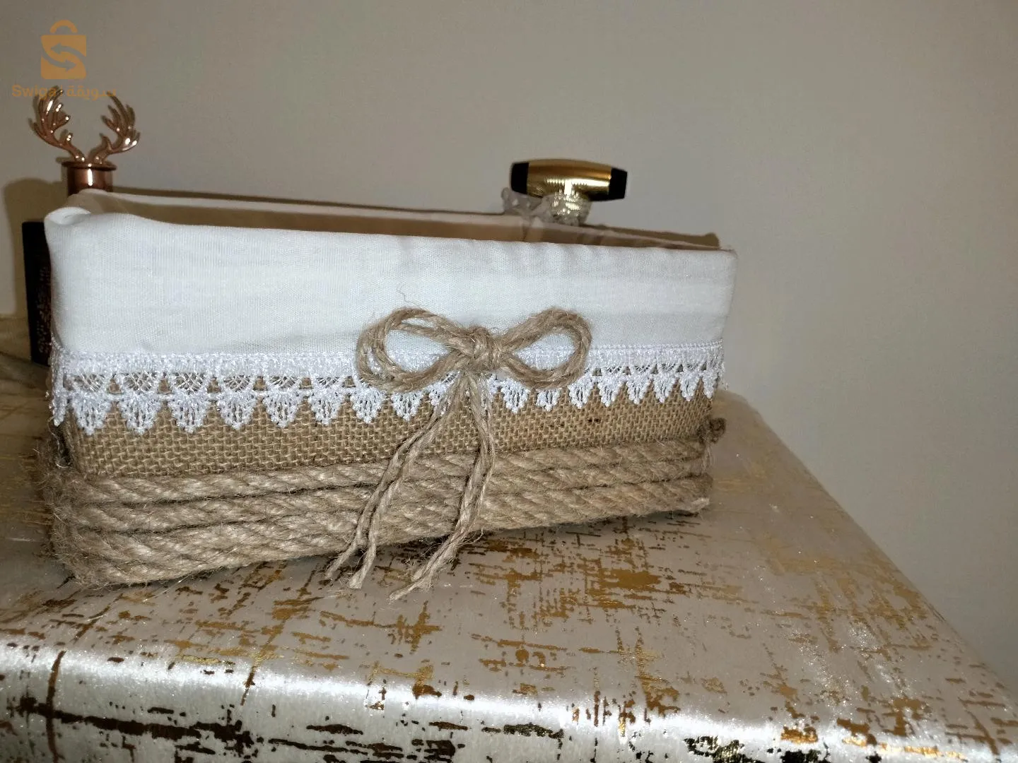 panier et boit de rangement