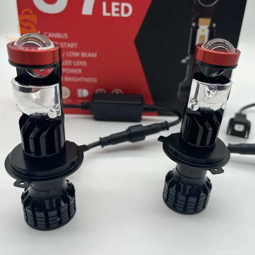 Mini Loup U7 Led & Xenon 100W 22000LM H4, U7 - مصابيح سيارة الامامية$👍
