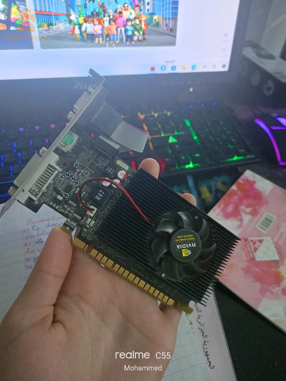 كارت غرافيك للبيع في حالة جيدة