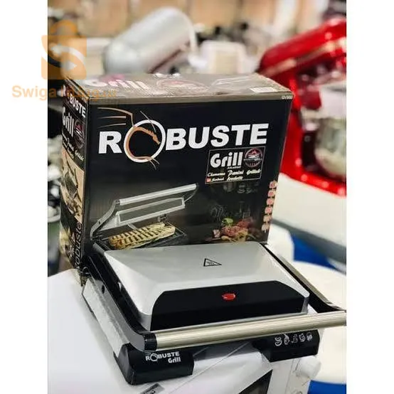 Nom : Mini Panineuse Robuste 🍗 - تخفيض السنة الجديدة 🔥🚨Prix : 4900 DA Description : Mini Panineuse Grill ROBUSTE 📢💢Mini panineuse  ⭐grill ROBUSTE 🔥✅ ماكينة پانينوز  متعددة الاستعمالات ذات الحجم الصغير✅ كافية لحمل 2 سندويتشات معا✅  بها ثلاث وظائف: 👇👈يمكن استخدامها مسطحة لضغط البانيني،👈أو بزاوية للشواء المائل 👈أو بزاوية 180 درجة للخبز (الشواء) المفتوح✅ألواح بطلاء مقاوم للالتصاق✅ سهلة التنظيف و بغطاء خارجي مقاوم للحرارة ✅صغيرة وانيقة الشكل 23x14 cm✴️ ✅نوعية جيدة للاستعمال المنزلي💯