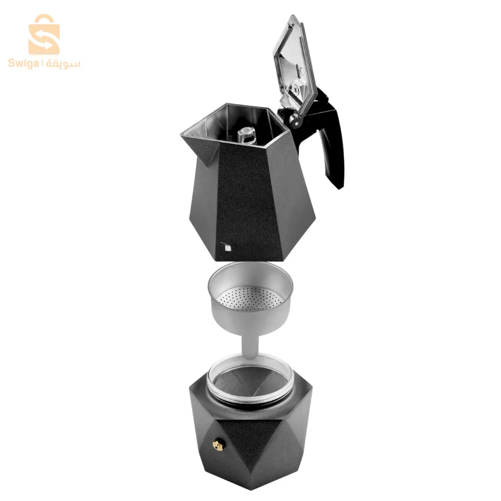 Cafetière Espresso en forme crystal 300 ml - ماكينة صنع قهوة الاسبريسو$👍️