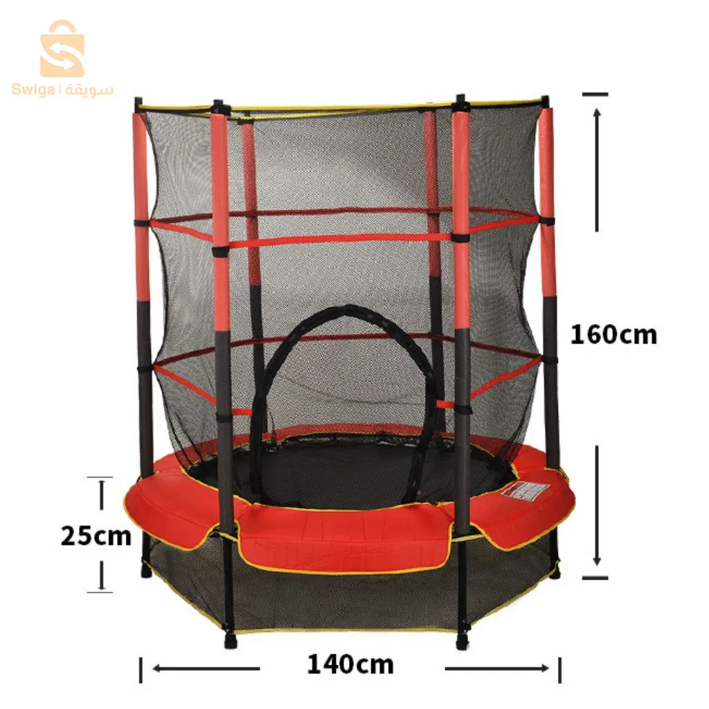 Trampoline  من الجودة العالية للأطفال للحظات لا تنسى من الترفيه و التسلية
الترامبولين هو وسيلة جيدة لتوجيه طاقة الأطفال مفرطي النشاط في اتجاه سلمي.
كما أنه يوفر فوائد صحية ملموسة: تقوية عضلات الساق وتحسين تنسيق الحركات.
مصمم للأطفال من سن 3 إلى 6 سنوات ويمكنه دعم وزن يصل إلى 50 كجم.
يتم إغلاق مدخل الساحة بسحاب ويمكن تحريك شريط التمرير للخارج والداخل.
يتم ضمان سلامة القفز من خلال شبكة حماية قوية ومرنة.
الأبعاد: القطر 140 سم.
24000دج
0665955230وق👉viber watts