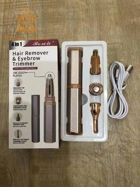 Épilateur visage et sourcils 4 in1 🔵