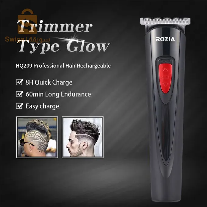 Rozia Kit Tondeuse Electrique Rechargeable - Hq 209 - Noir