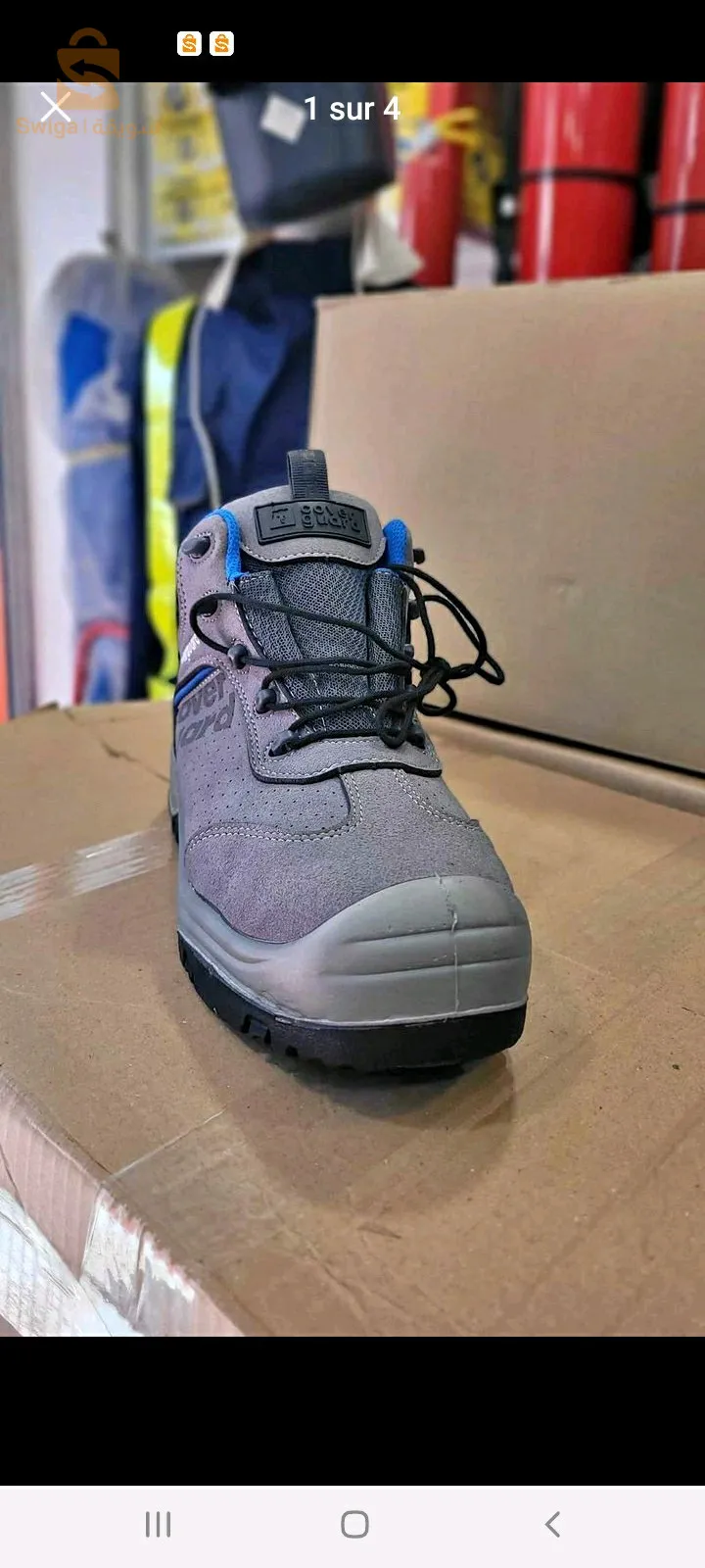 chaussure sécurité coverguard original importation