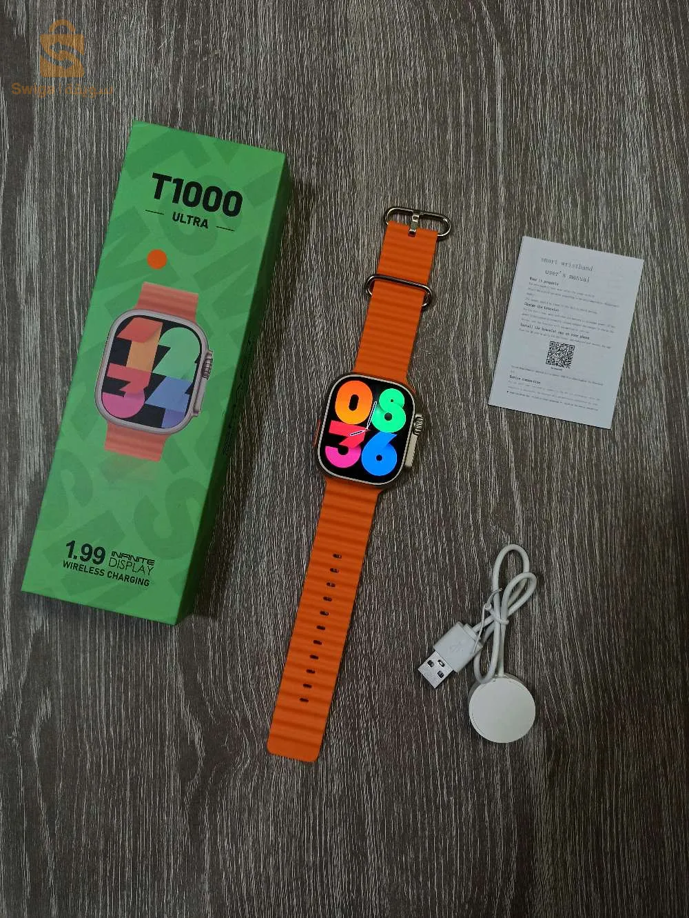 ساعة ذكية اصلية من نوع t1000 ultra