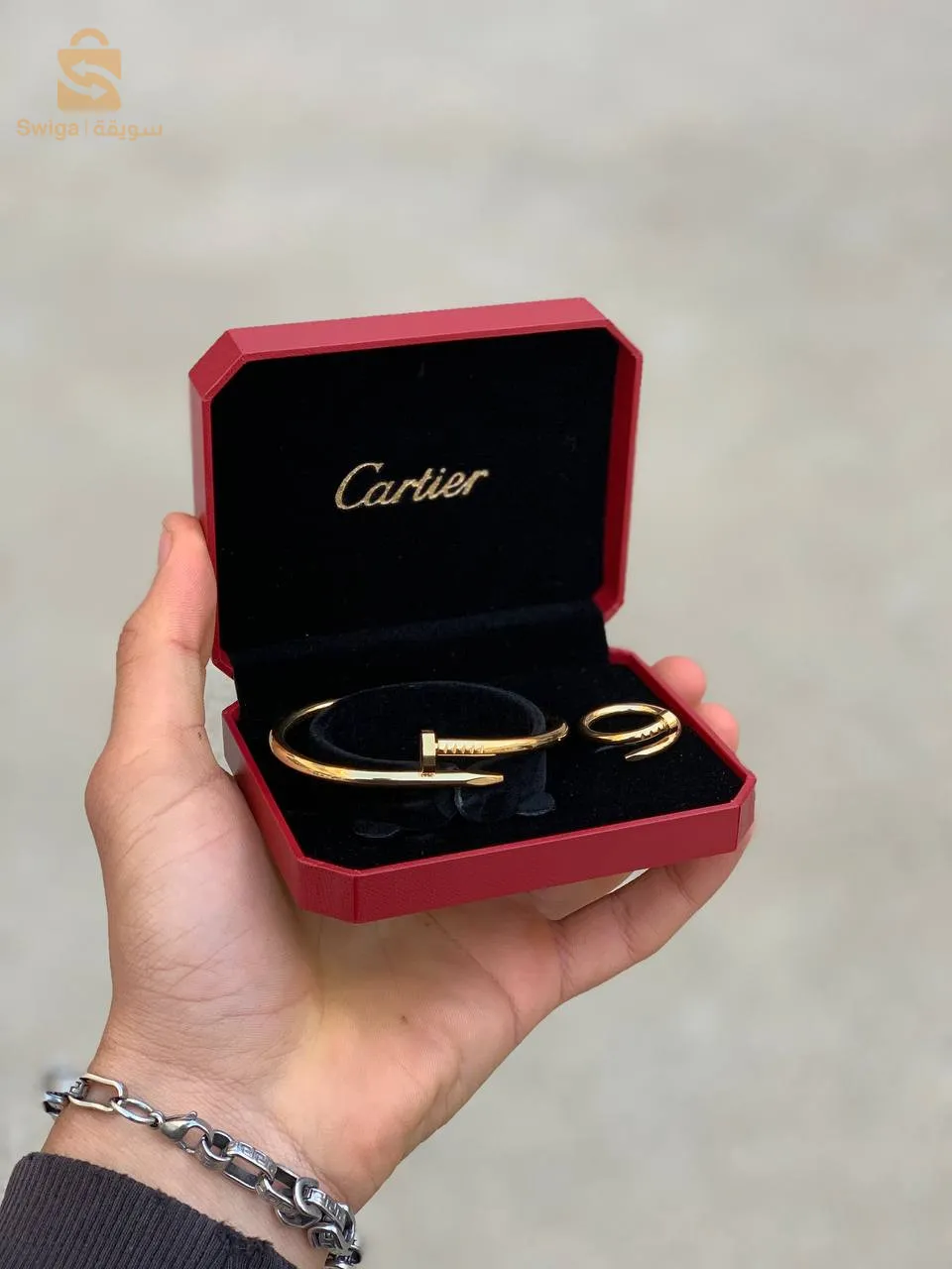 bracelet et bague CARTIER