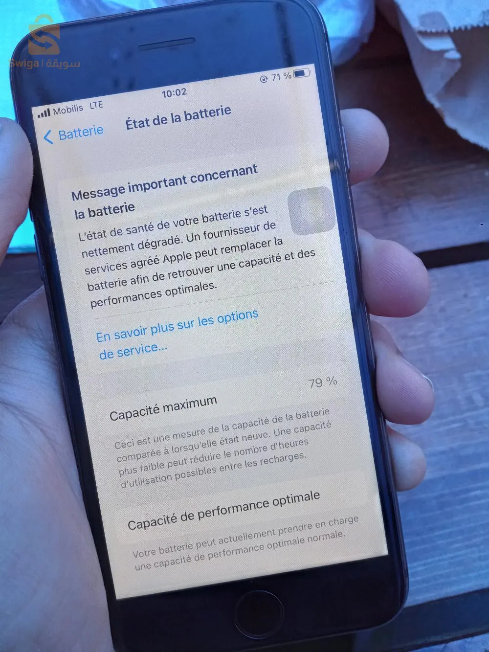 iphone 8 n9i jamais tft7