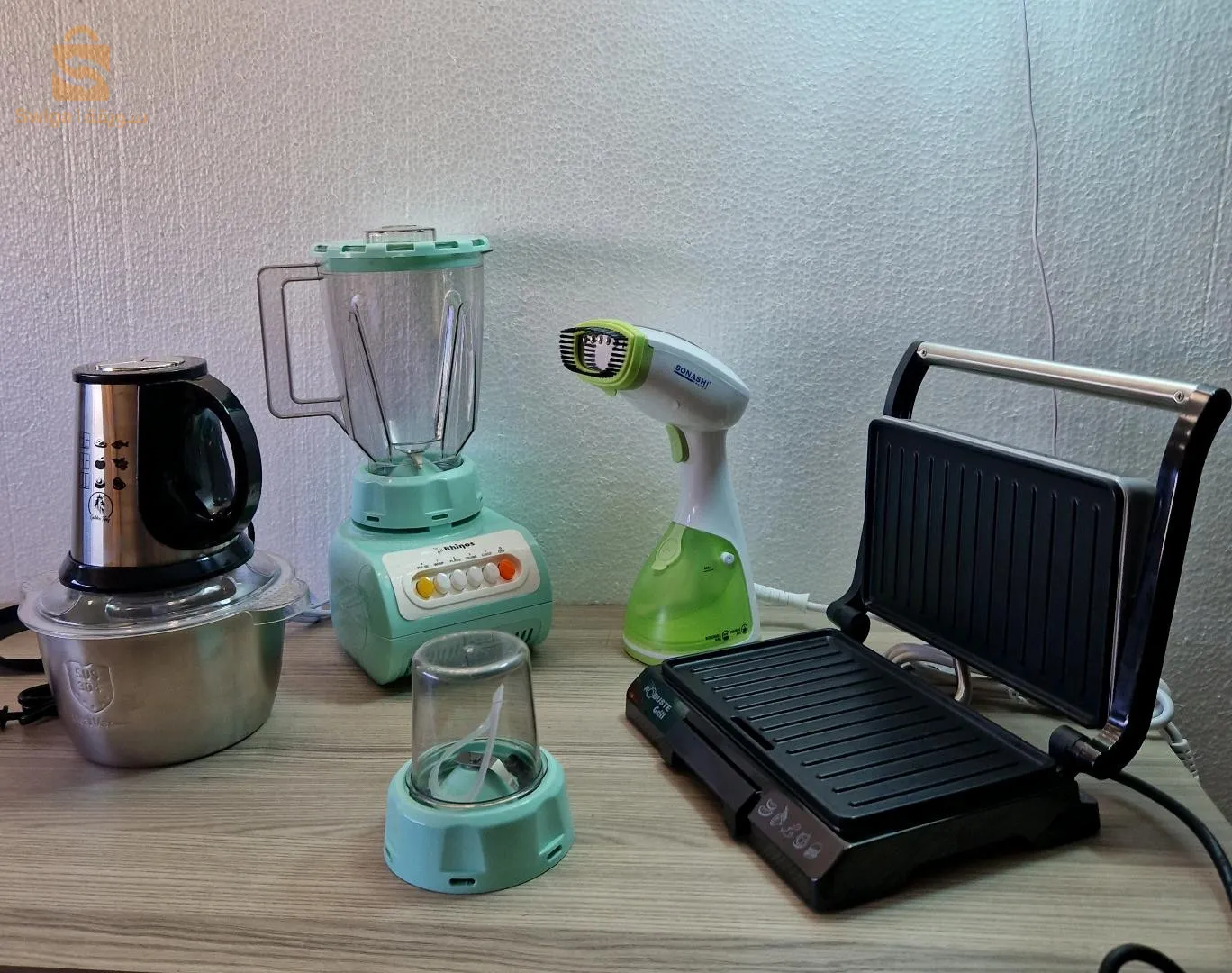 Panineuse robuste + difroisseur Sonashi+ blender 2en1+ hachoir inox $🤍🤍