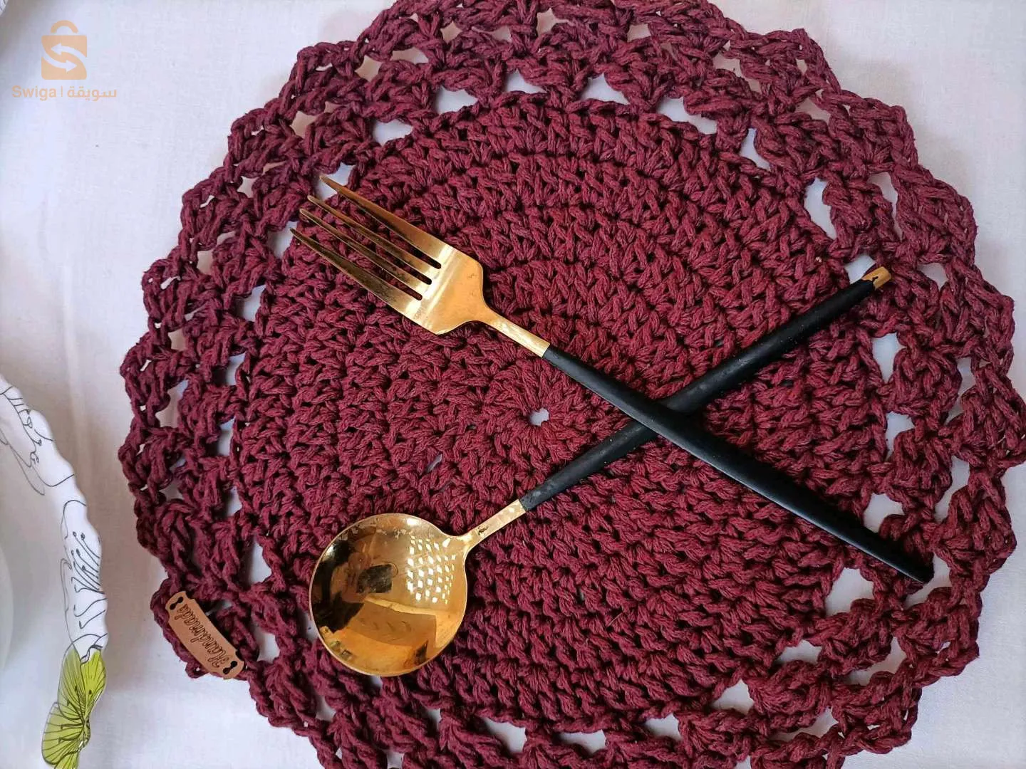 sett de table en crochet sur commende