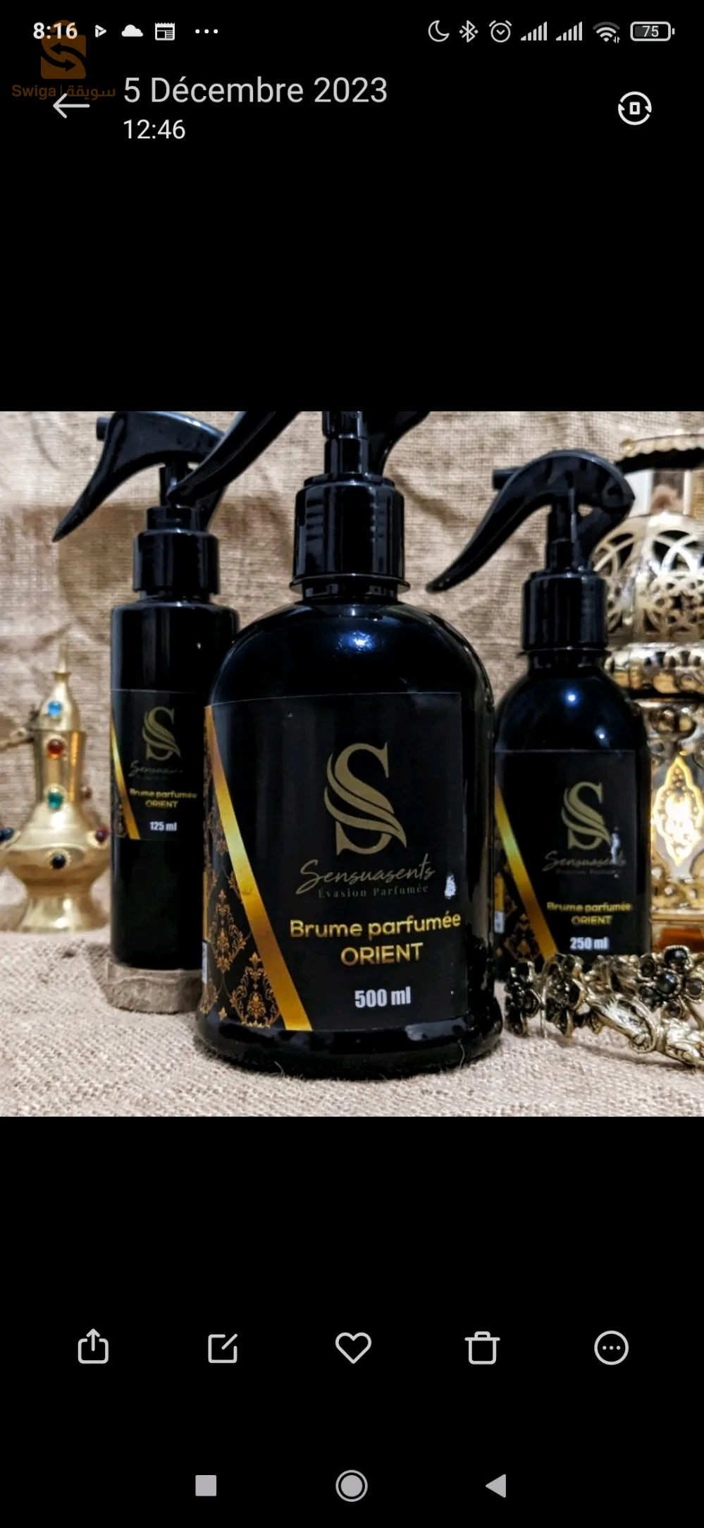 brume et bougie parfumée artisanale