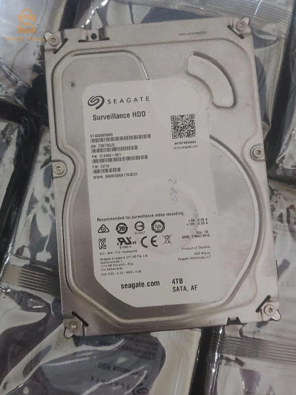 Disque Dur 3.5" 4To SATA Seagate