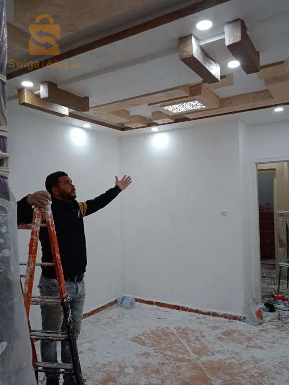 ديكورات عصرية بلاكو بلاطر و PVC و نجارة الالمنيوم