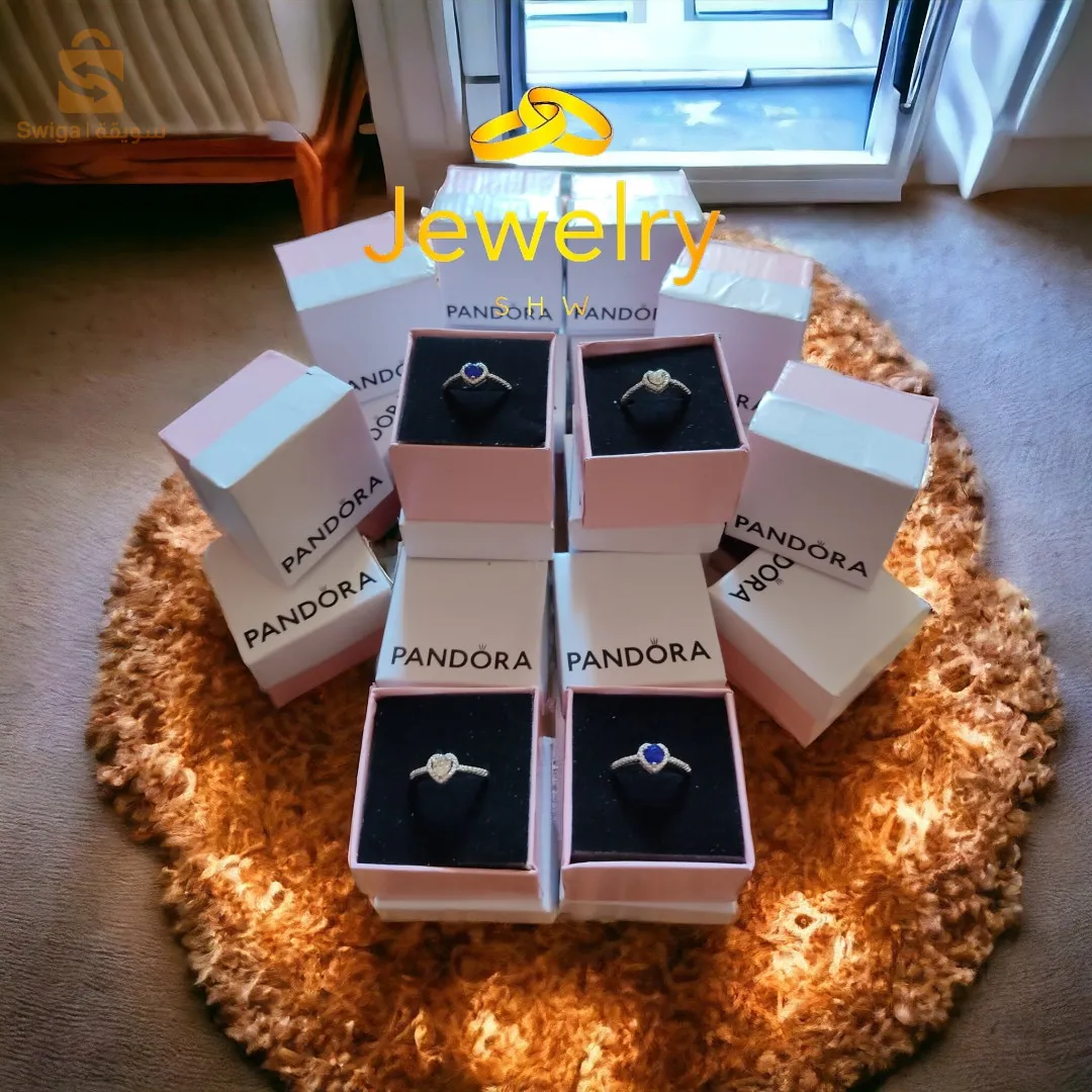 خاتم بندورة فضة بطابع 925