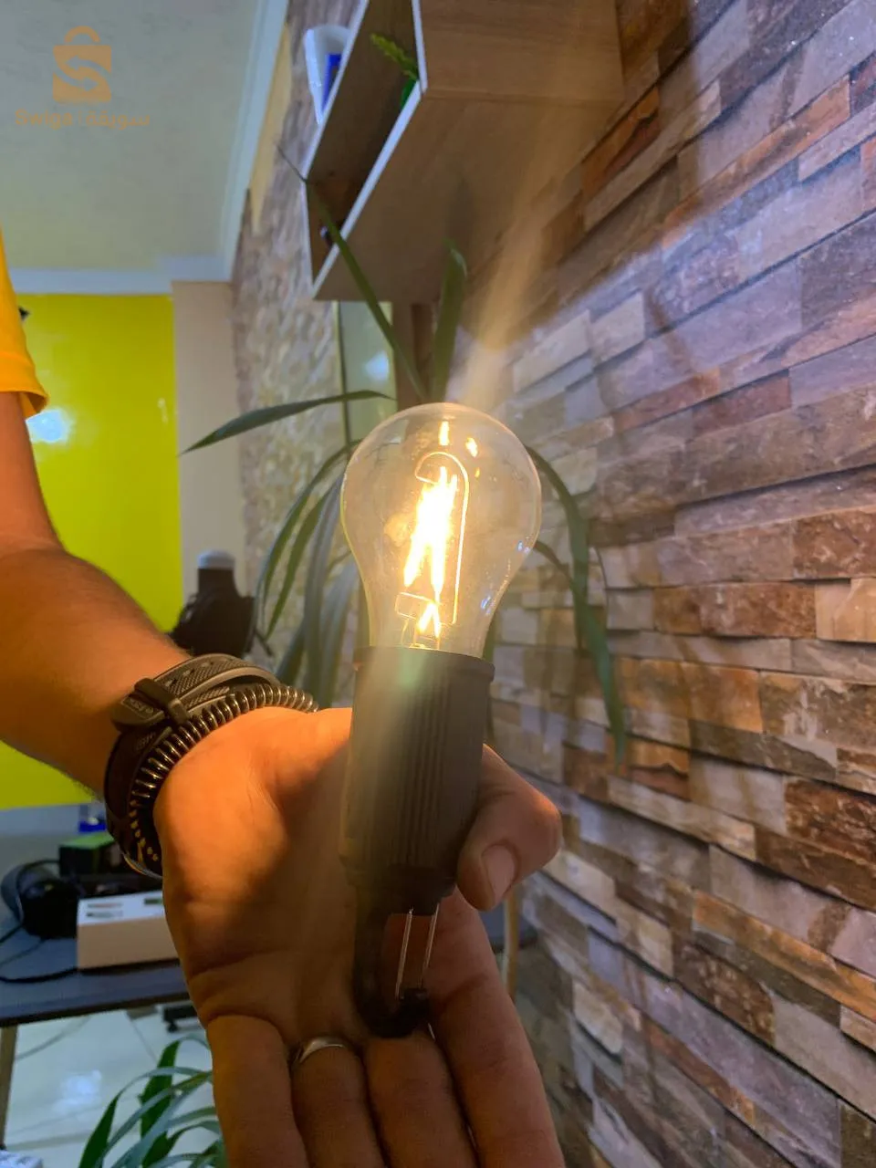 مصباح تخييم محمول مقاوم للماء قابل لإعادة الشحن 3 أوضاع إضاءة T01$🤍🤍