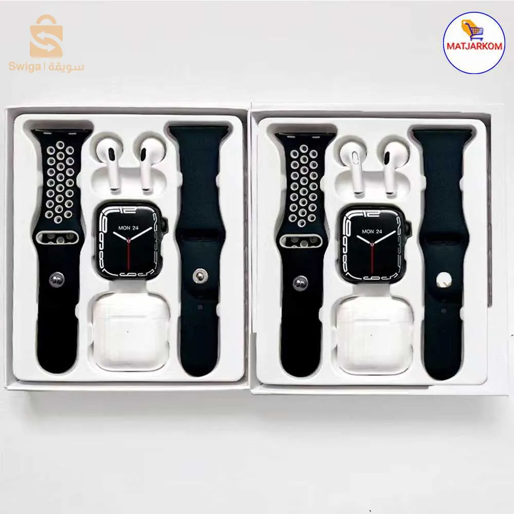 Smart Watch W26 noir et bleu