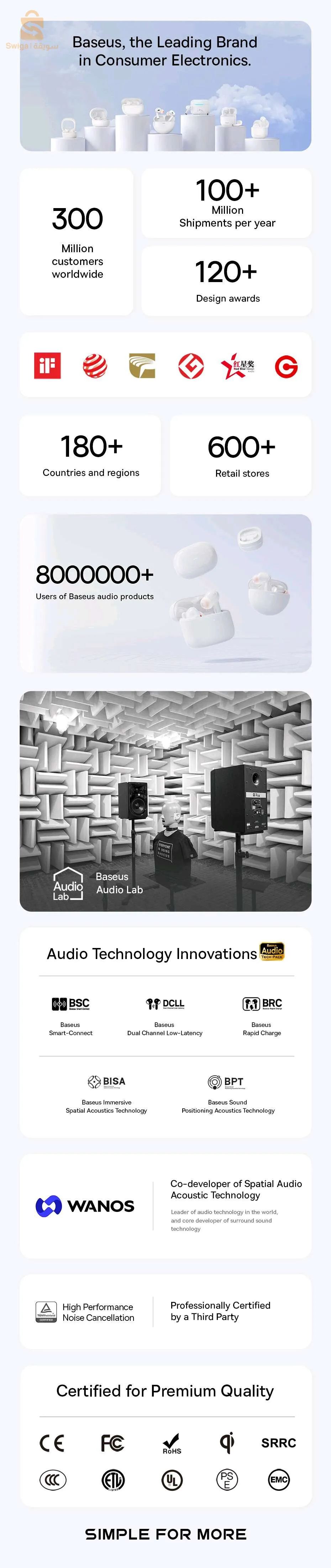 سماعات بلوتوت لاسلكية Baseus Bowie 16