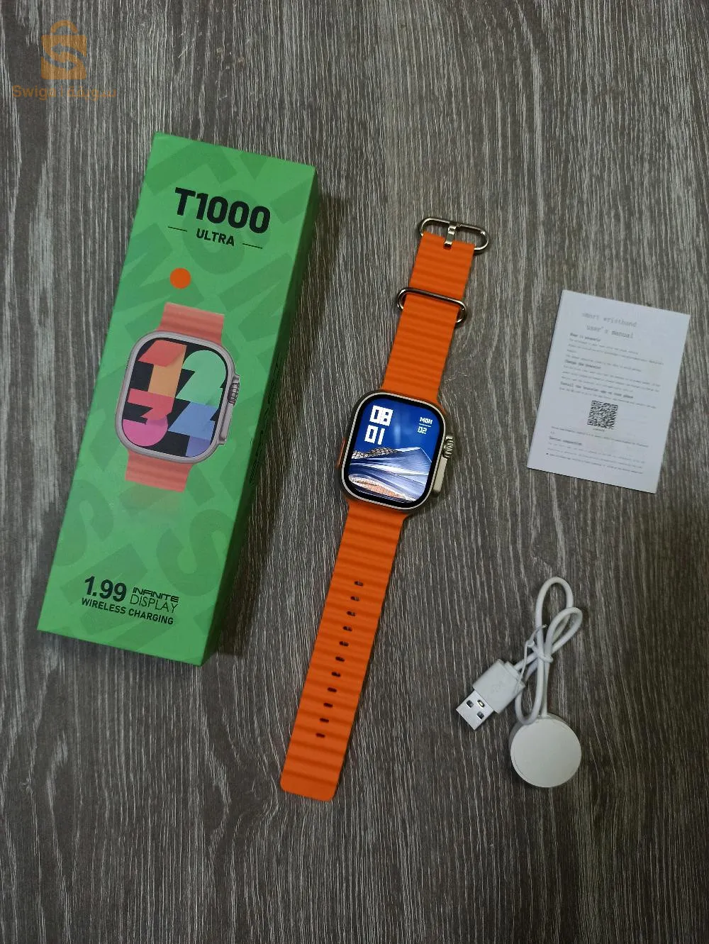 ساعة ذكية اصلية من نوع t1000 ultra