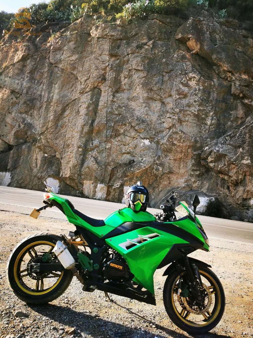 موطو جيفاتي rtm متور محطوط جديد ماشي  كريناج كامل فيه تشقاق برك 4500