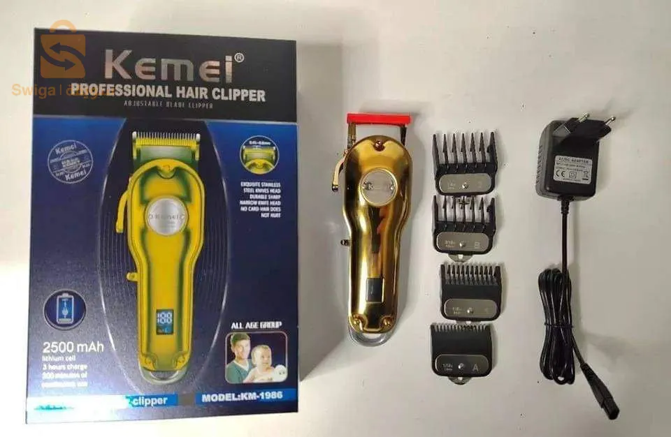 Tendeuse KEMEI professionnel 1986 Gold original🔵
