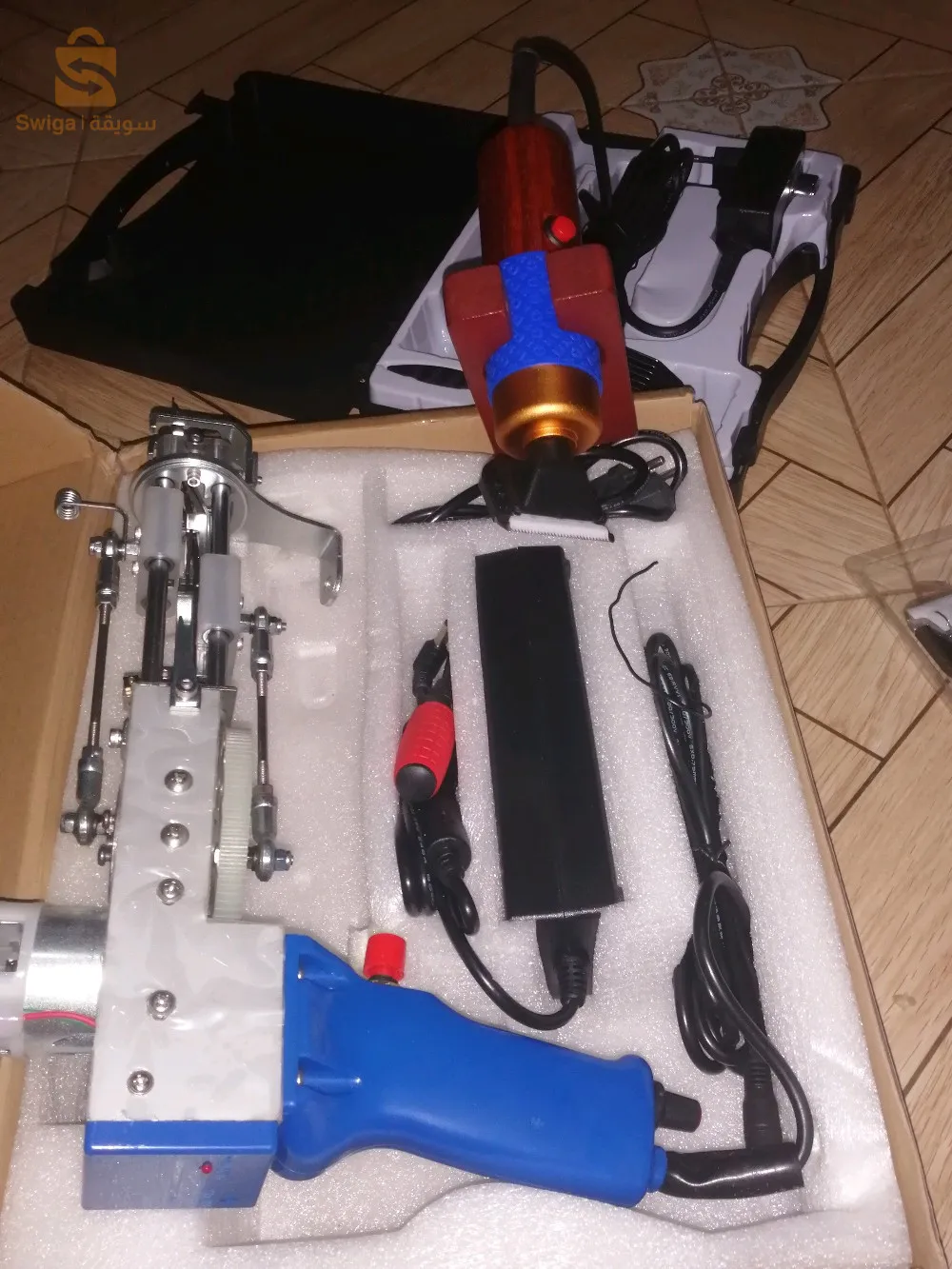 مسدس نسيج للسجادة