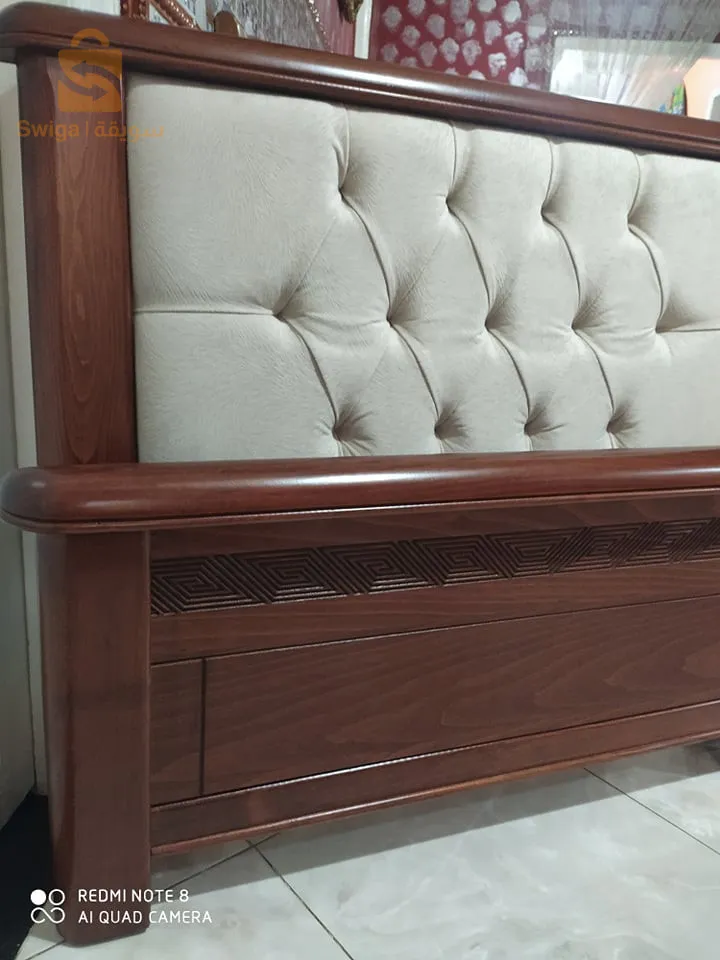 les lit 🛏 bois hetre  très  solide
سرير خشب اتر  نوعية جد جيدة