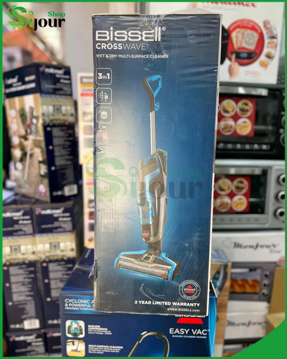 Aspirateur avec Fil Sans Sac Multi-Cyclonic 3en1 800mL 36V Bissell CrossWave Cordless