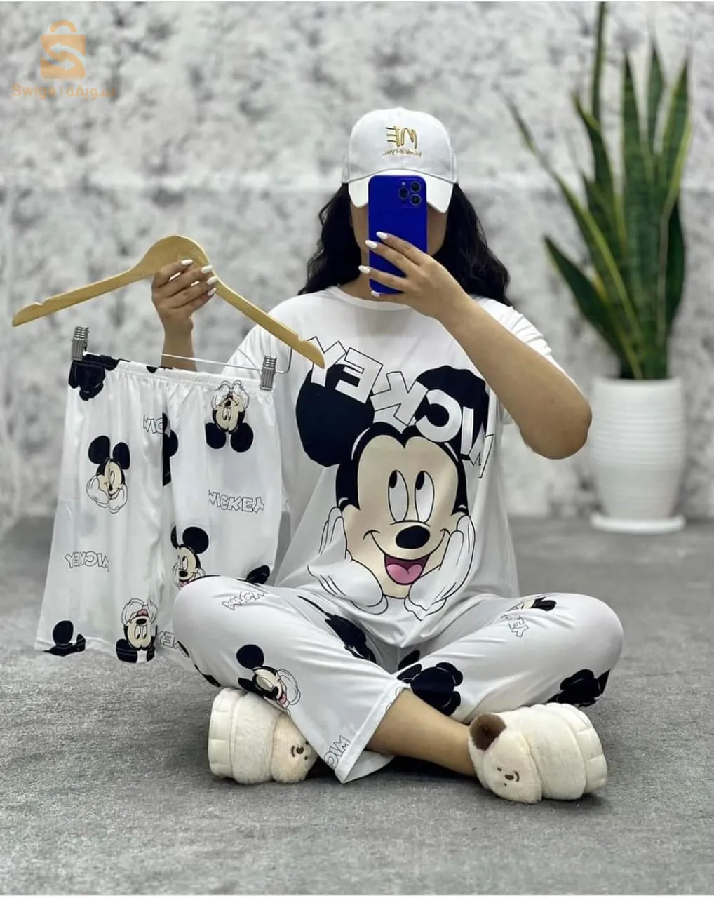 بيجامة نسائية  3 قطع