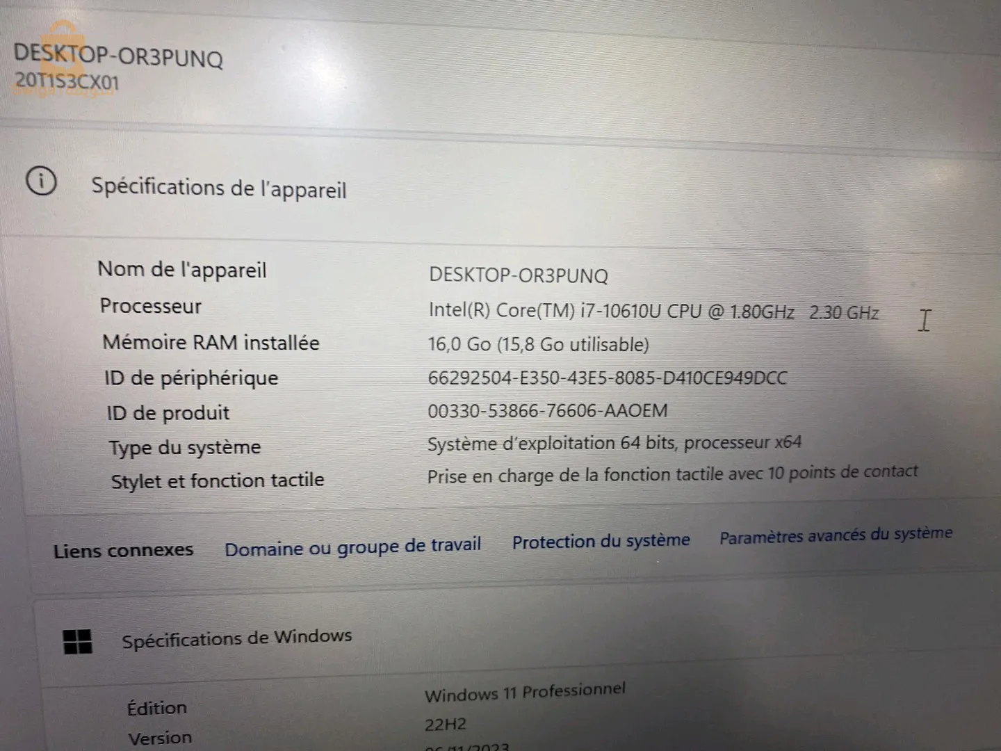 Lenovo Thinkpad T14S gen 1