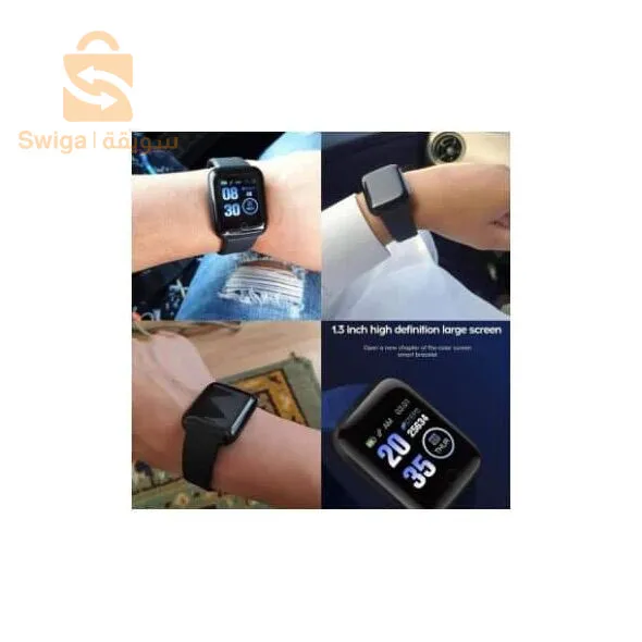 ساعة ذكية D20 اسود