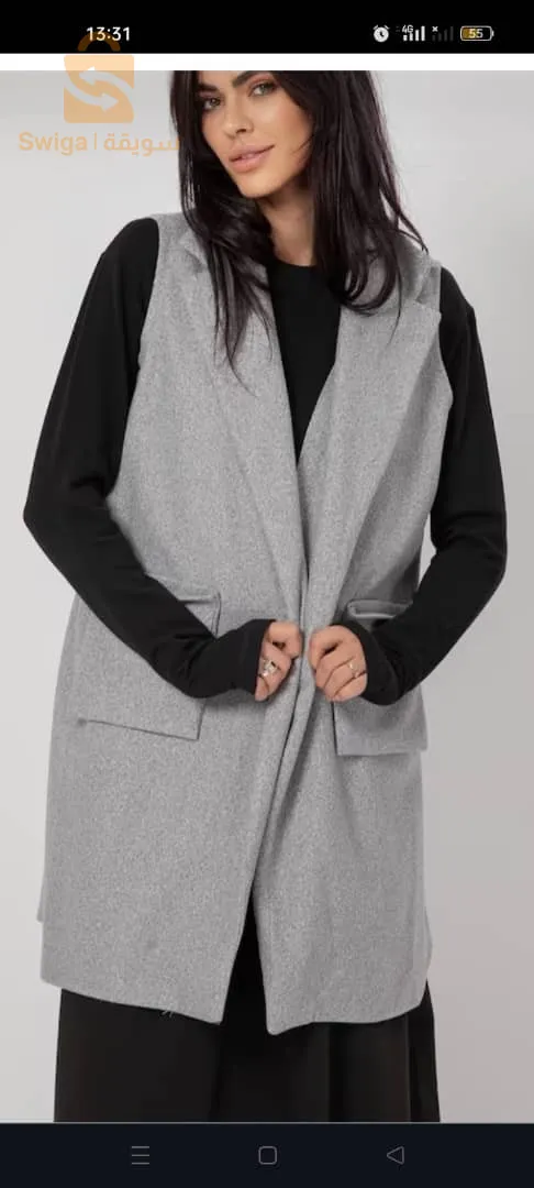 Veste sans manches en cachemir