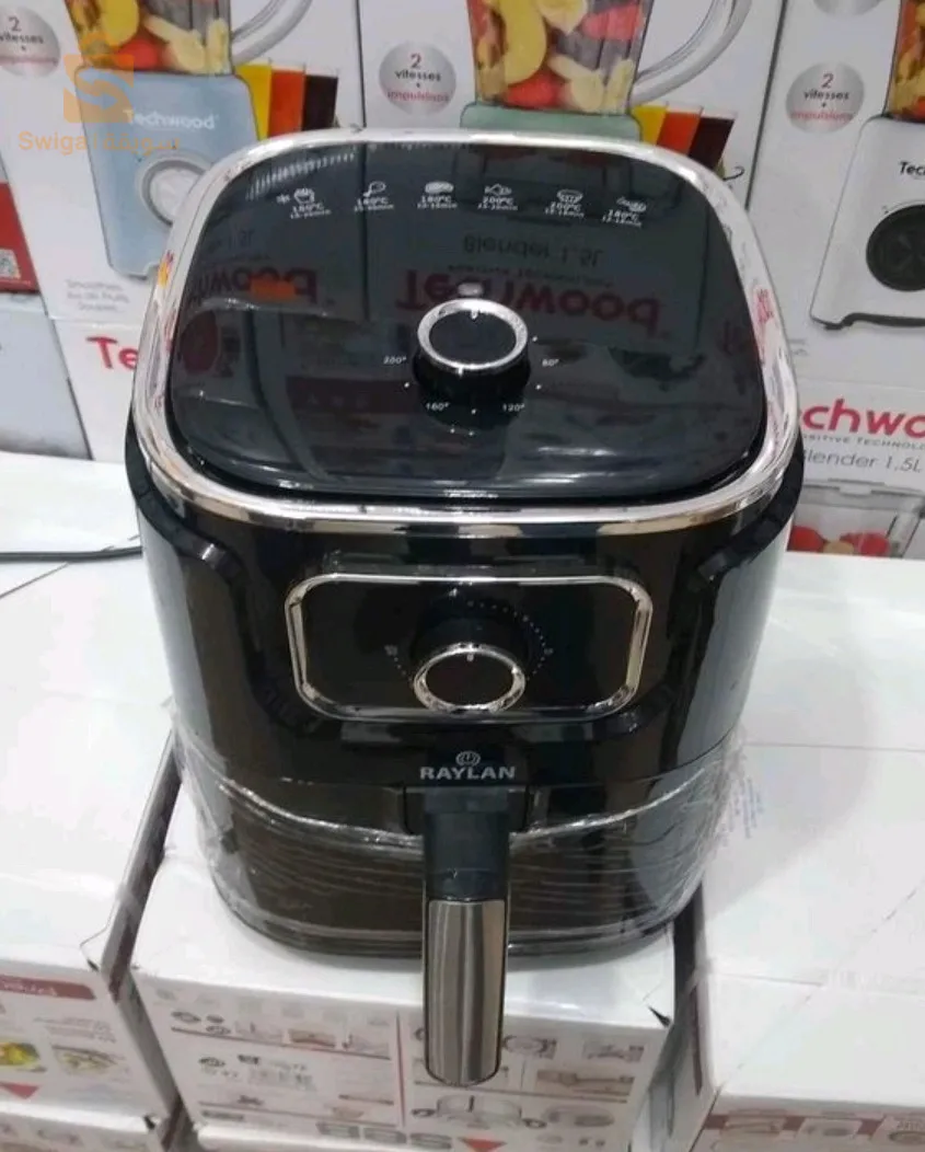Friteuse sans Huile 5.5L RaylanAir fryer raylan 5.5l1500w7fonction de cuissonMinuterie jusqu'à 30minTempérature varie de80a200degres12000دج0665955230غل👉viber watts
