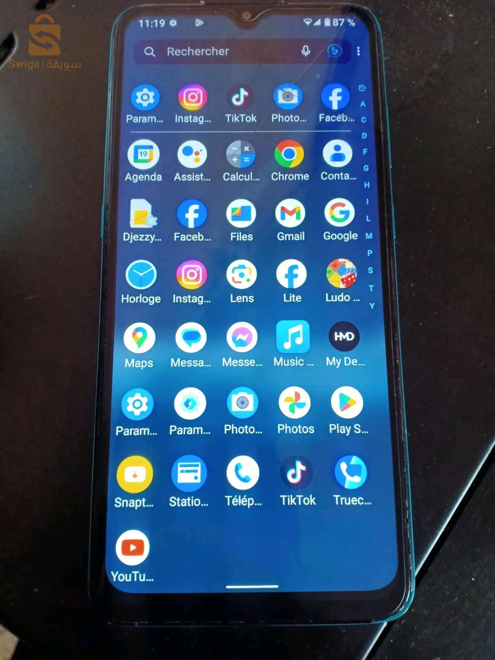nokia 5.3 (4/64) batterie 5000 
android 12 
kaba 
fih fissure mnfoug mtbanch 
nbi3 wla nbaraz
