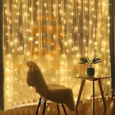 rideaux lumineux jaune 😍😍