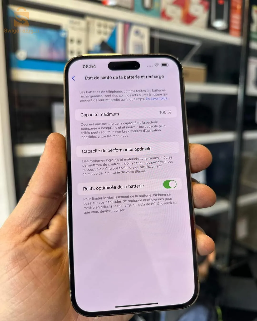 iphone 14 pro max 100% batterie garantie jusqu'à octobre 2024