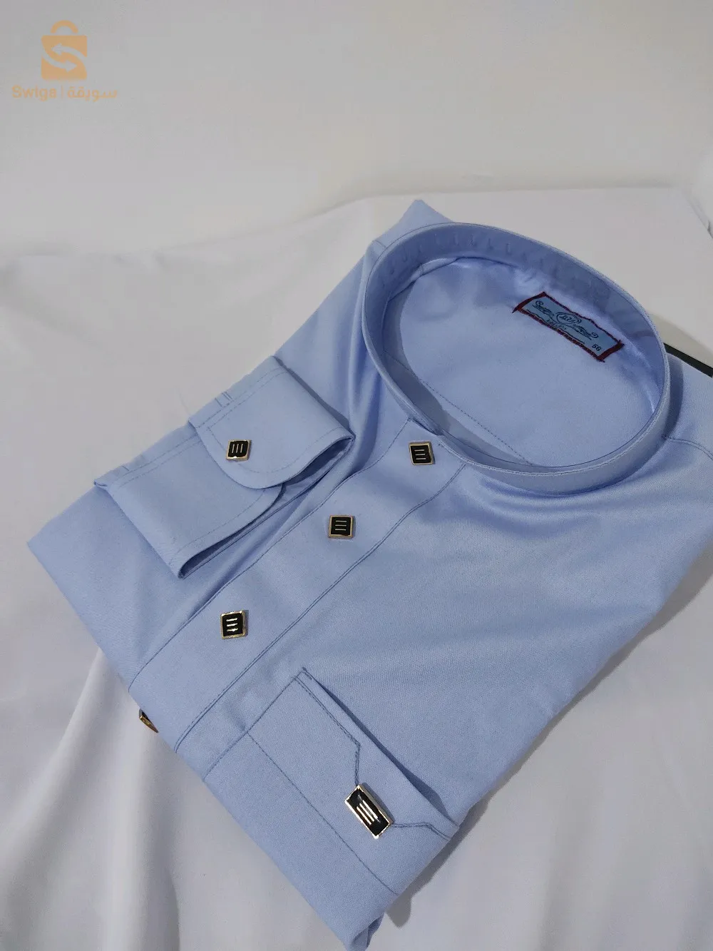 قميص الخليل الربيعي بالأزرار المضغوطة